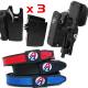 Combo: DAA Belt, 3xGhost Mag Pouches and Ghost Holster
