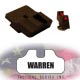 Warren Tactical Glock Sights with Fiber Optic Front