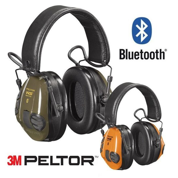Radio earmuffs with bluetooth