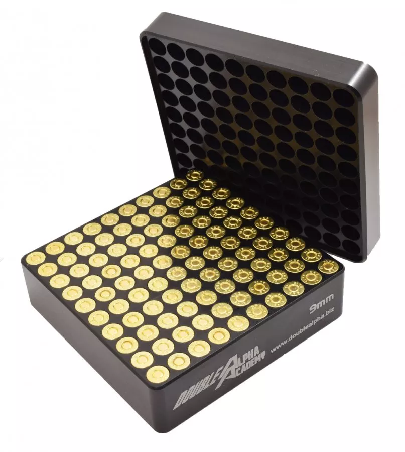Double Alpha 100 Pocket 9mm Gauge, with Flip Tray