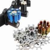 Combo: 6x Magnetic 8-Shot 9mm Moon Clip Holder and 10x Stainless Steel Moon Clip Combo: 6x Magnetic 8-Shot 9mm Moon Clip Holder and 10x Stainless Steel Moon Clip