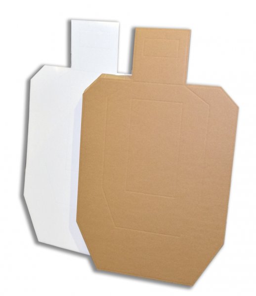 USPSA Metric Cardboard targets white back