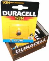 Duracell 1/3N 3 Volt Lithium Battery - cannot be shipped with UPS Saver