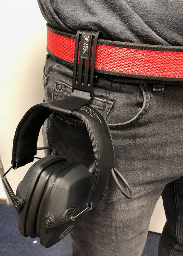 Belt clip by Howard Leight