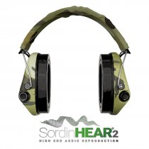 Sordin Supreme PRO-X FULL CAMO with LED and GEL