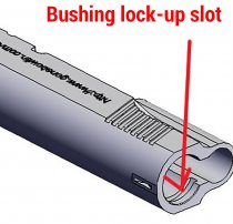 Bushing lock-up slot