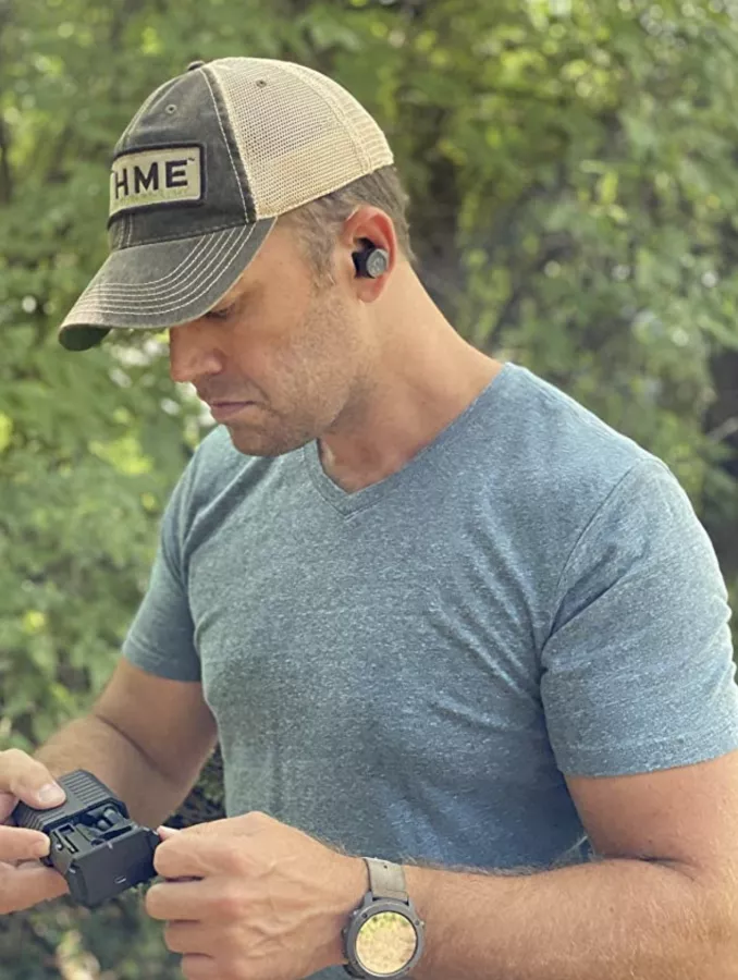 walker's silencer 2.0 bluetooth rechargeable electronic ear plugs