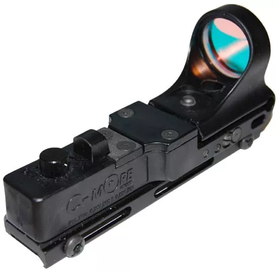 C-MORE Systems Railway Red Dot Sight with Click Switch 