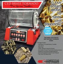 CED Brass Tornado Pro Series Tumbler 2