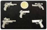 Double-Posted Pistol Pins Double-Posted Pistol Pins