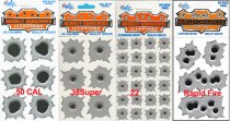 Illusion Bullet-Hole Stickers