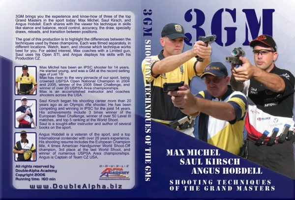 DVD 3GM-Techniques of the Grand Masters DVD, IPSC DVD