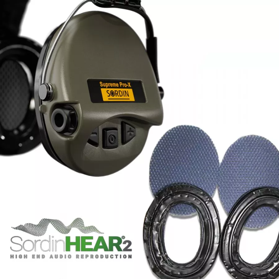 Combo: Sordin Supreme Pro-X and Sordin Gel Pads – Electronic Combo: Sordin Supreme Pro-X and Sordin Gel Pads – Electronic