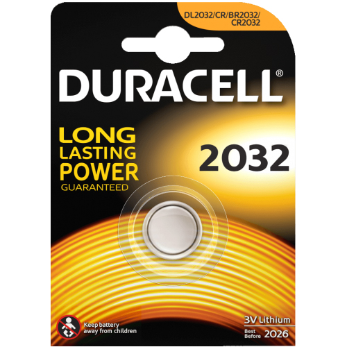 Duracell 2032 3 volt Lithium Battery - Cannot be shipped with UPS Saver!
