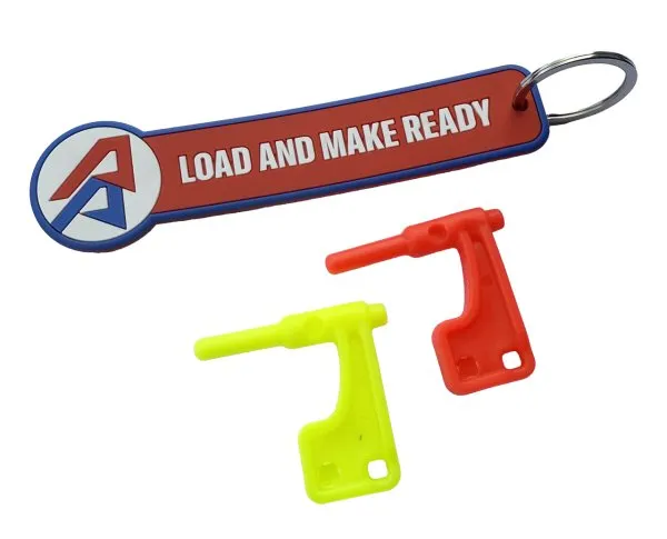 ARMS ウォールバッジ Chamber Flag, 2-pack with DAA keychain – Fun Items – IPSC and