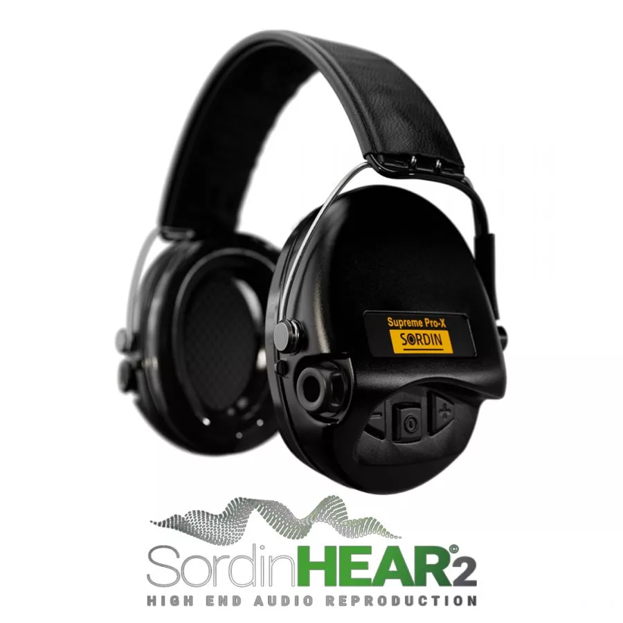 Sordin Supreme-Pro X – Electronic Earmuffs – IPSC and USPSA