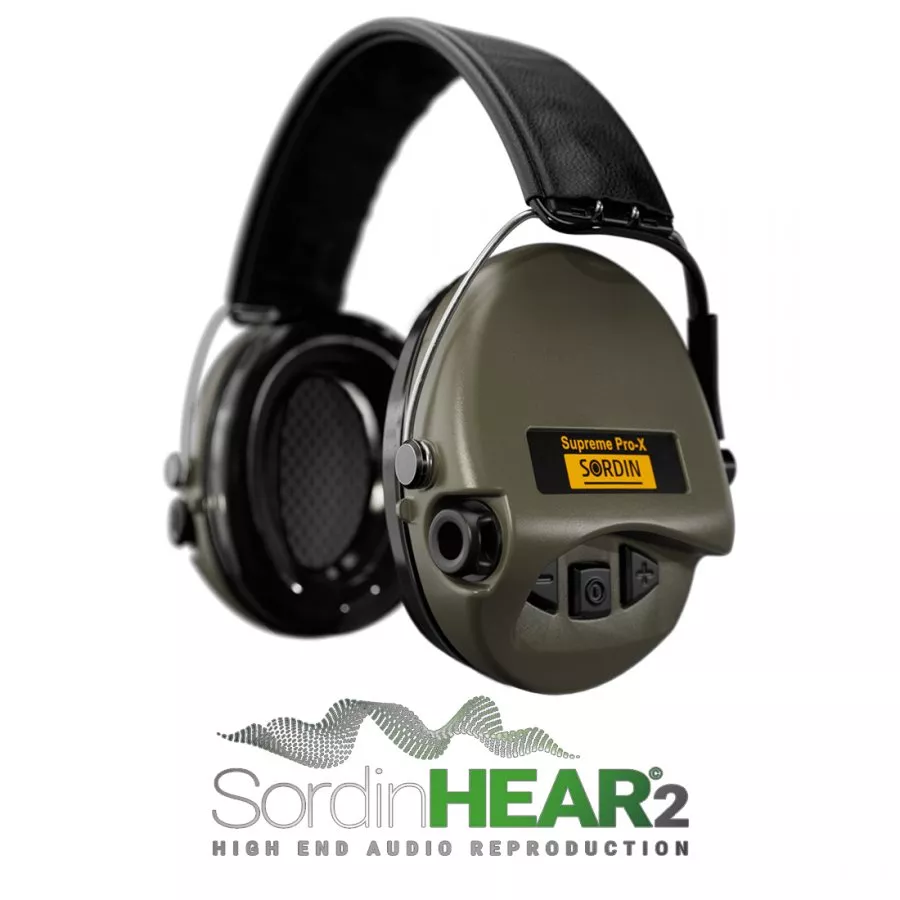 Sordin Supreme-Pro X – Electronic Earmuffs – IPSC and USPSA