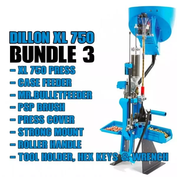 Combo Dillon XL750, Mr.Bulletfeeder and many other accessories