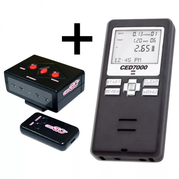 CED7000 Shot Timer Perfect for Dry Fire Practice Shooting or RO use in USPSA, 