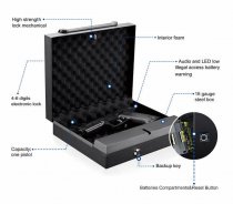 CED Edge Drawer Safe with Key Lock & 4-Digit Access Entry