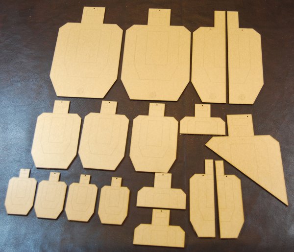 DAA Dry-Fire Target Set (Metric - USPSA)